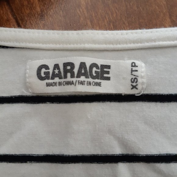 Garage Striped Skater Dress Size XS - Picture 3 of 4